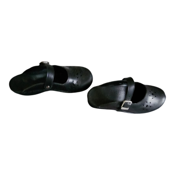 Dansko Merrie Mary Jane Black Leather Black Clogs/Mules Size 40 Euro/9.5-10 US - Picture 7 of 13